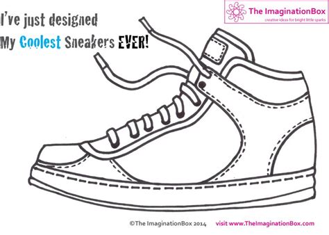 design your own sneaker printable.